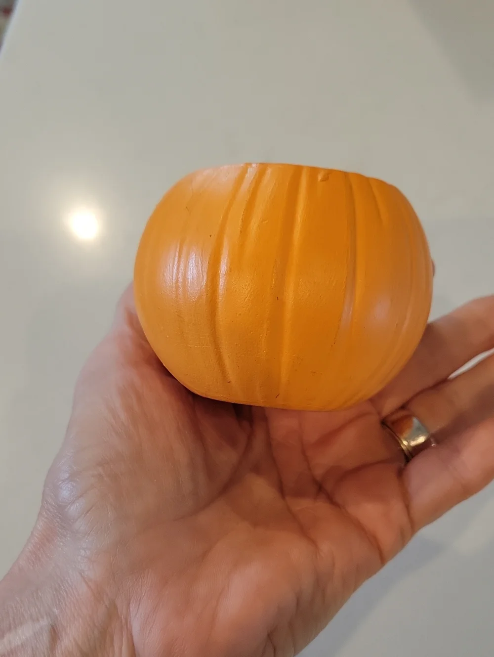 Vintage Tealight Pumpkin Candle Holder